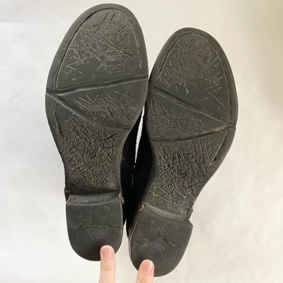 Miz Mooz Sloanne Black Suede Lace Up Boots - Picture 6 of 6